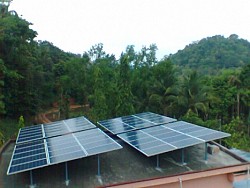 15 Kw solar rooftop net metering system at Haladi Udupi District