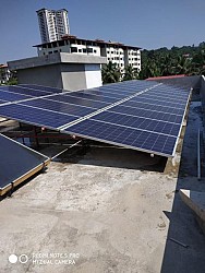 Mr. Alwyn Lobo - 10 Kw Solar rooftop net metering Project commissioned 