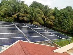 10 kw Capacity Solar plant. Client: Mr. Abdul Aziz,  Belapu,  Kaup