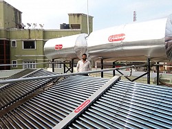 Highland Hospital, 5000 LPD Racold Solar Water Heater